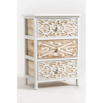 Regalos Miguel Muebles Auxiliares - Cajonera Ancha Carvy 3 Cajones