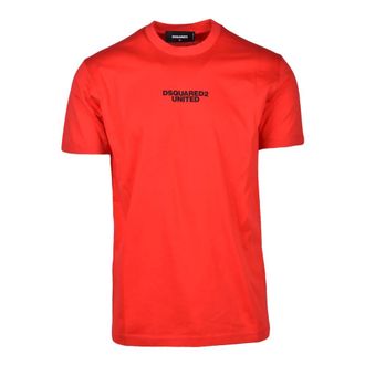 Dsquared2 T-Shirts, male, Red, Size: 3XL T-Shirt