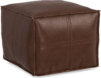 Simpli Home Brody 18In Boho Square Pouf