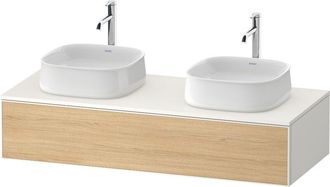 Duravit Lavabo De Consola Duravit Zencha, 1300x550mm,1 Extra&iacute;ble, 2