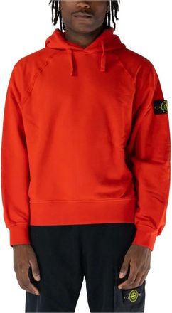Stone Island Hombre, Sudaderas, Naranja, Talla: M