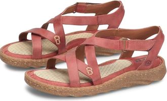 Born Trinidad Sport BR0056812 Sandals Womens Pink Leather Strappy ZOGG3508