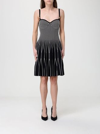 Elisabetta Franchi Abito midi in maglia bicolor Elisabetta Franchi