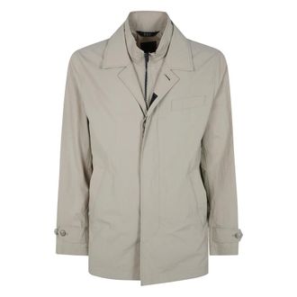 Fay Light Jackets, male, Beige, Size: M Stylish Jacket for Men