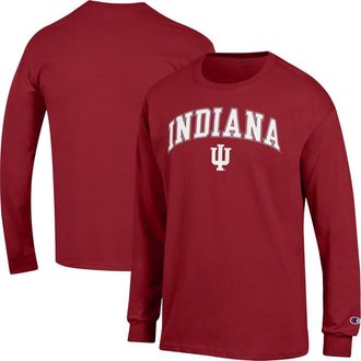 Champion Mens Champion Crimson Indiana Hoosiers Arch Over Logo Long Sleeve T-Shirt at Nordstrom, Size Xx-Large