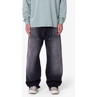 mnml West Double Knee Jeans in Black at Nordstrom, Size 32