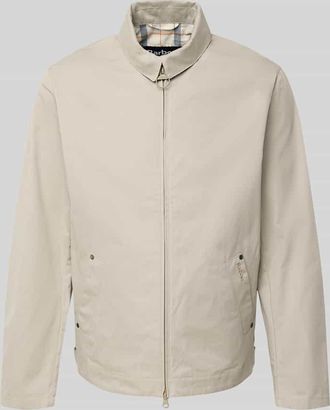 Barbour Regular Fit Freizeitjacke aus Baumwoll-Mix FERNPORT in Sand, Größe XXL