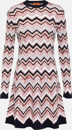 Missoni Zig Zag wool-blend minidress