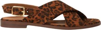 Maison Toufet Schoenen, Dames, Bruin, 37 EU, Leer, Sandale Axelle