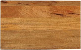 vidaXL vidaXL Piano Tavolo Bordi Vivi 60x40x3,8 cm in Legno Massello di Mango
