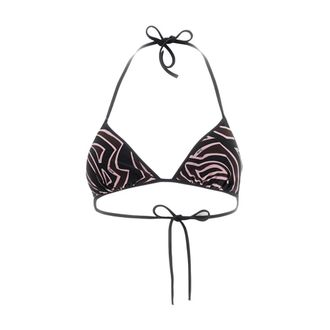 Pucci Top de Bikini Labirinto - Swimwear - Mujer - Negro - M