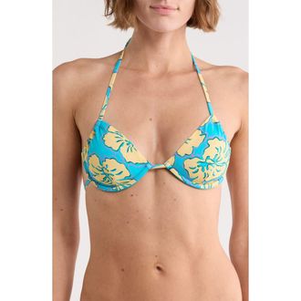 Billabong Tropical Shift Strappy Underwire Bikini Top in Altitude at Nordstrom Rack, Size X-Small