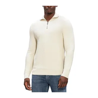 HUGO BOSS Truien & Vesten, Heren, Beige, XL, Katoen, H-Ulicio Trui
