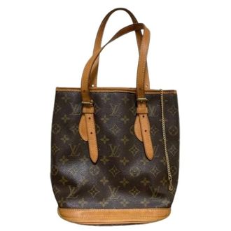 Louis Vuitton Pre-owned Bucket Bags, female, Brown, Size: ONE SIZE Pre-owned Bucket PM