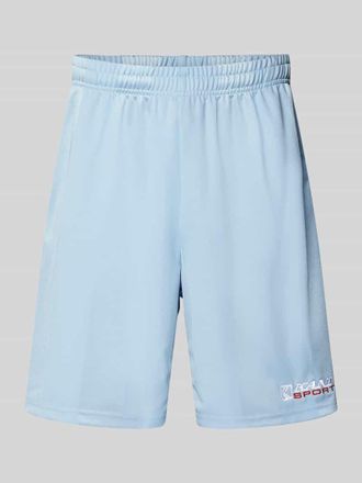 Karl Kani Shorts mit Streifenmuster in Hellblau, Größe XS