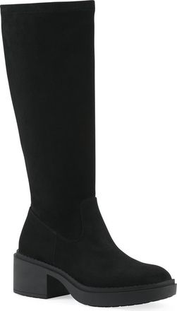 White Mountain Marcella Knee High Boot in Black/Fabric at Nordstrom Rack, Size 7.5