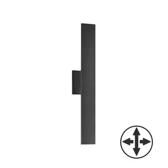 Dainolite 23W Wall Sconce in Matte Black