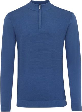 Gentiluomo Truien & Vesten, Heren, Blauw, M, Elegant Pullover