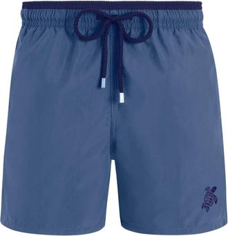 Vilebrequin Tweekleurige Solid Bicolour Zwembroek voor Heren - Heren - Strandmode - Blauw - S - Badmode