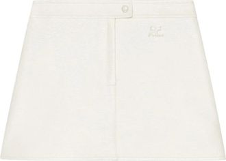Courr&egrave;ges Donna, Gonne, Bianco, M, new