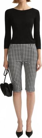 Poss&eacute; Chiara Capri In Gingham