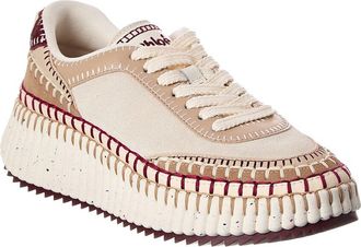 Chloé Nama Leather & Suede Sneaker