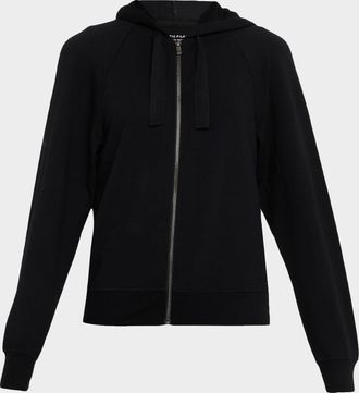Majestic Filatures Zip-Front French Terry Hoodie