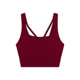 Freddy Top sportivo seamless supporto medio con inserti a costine