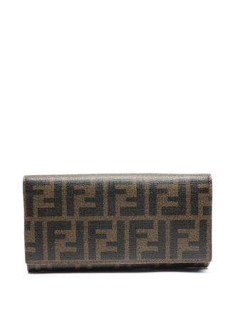 Fendi 2000s Zucca-pattern wallet - Brown
