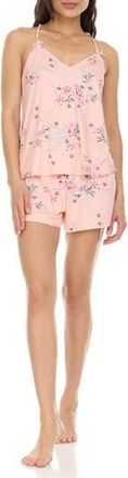 Flora Nikrooz Makayla Lace 4-Pack Assorted Short Pajamas in Peach at Nordstrom Rack, Size X-Large