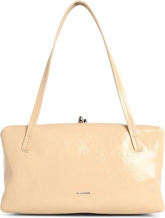 Jil Sander Goji Pillow Small Beige Leather Bag