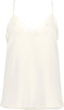 Bishop + Young Womens Lotus Cami Top In Blanc