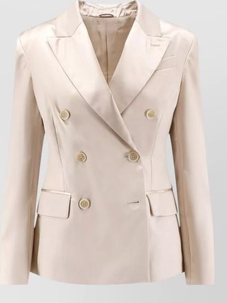 Brunello Cucinelli silk double-breasted blazer