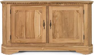 Giner&Colomer Aparador dos puertas y dos baldas interiores en madera de teca 150 cm