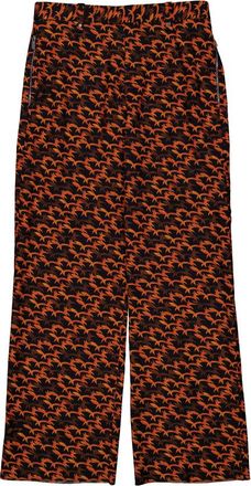 Burberry Fox Pattern Wool Tailored Trousers, Brand Size 46 ( Waist Size 31.1 )