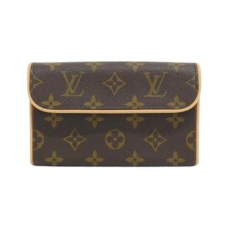 Louis Vuitton Pre-owned Belt Bags, female, Brown, Size: ONE SIZE Pre-owned Pochette Florentine Monogram Waist Bag