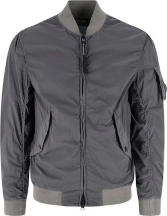 C.P. Company Nycra-R Bomberjack - Heren - Bomber jackets - Grijs - S - Jassen