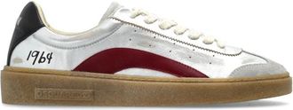 Dsquared2 Schoenen, Heren, Grijs, 43 EU, Leer, Rider Sneakers