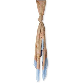 Guess Scarves, female, Multicolor, Size: ONE SIZE Beige Foulard Scarf for Women