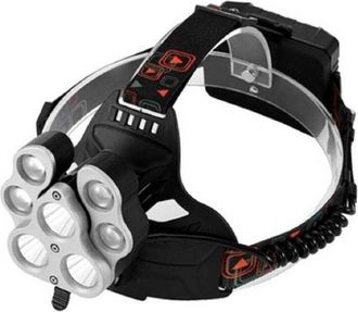 Trade Shop Trade Shop - Frontal Lampada 7 Led Recaricabile Grotte Fascio Luce Bianca