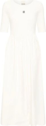 Ichi Abito Midi - - Dresses - Donna - Beige - XS