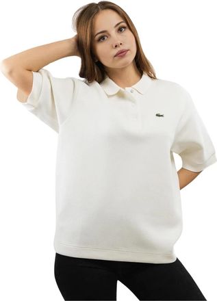 Lacoste Polo Shirt - Dames - Polos - Wit - S - Katoen - Tops