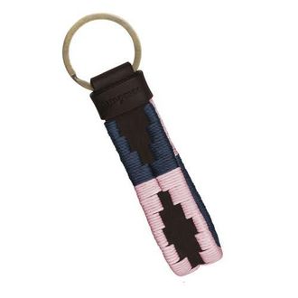 Pampeano Charro Loop Keyring in Brown/pink/navy at Nordstrom