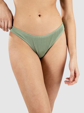 Hurley Hurley Ribbed Cheeky Bum Bikini Bottom gr&uuml;n