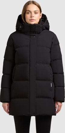 Khujo Steppjacke KHUJO ORDE, Damen, Gr. XL (42), schwarz, Web, Obermaterial: 70% Baumwolle, 30% Polyamid. Futter: 100% Polyester, unifarben, Jacken Steppjac