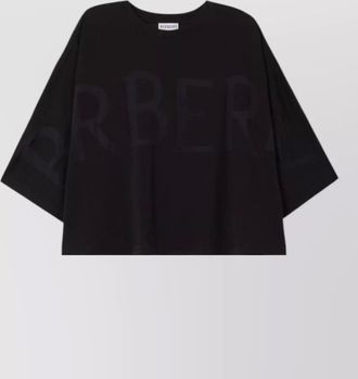 Burberry logo cotton t-shirt