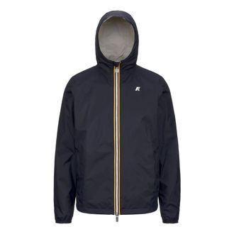 K-Way K-Way, Light Jackets, male, Blue, Size: M Jake Plus.2 Double Jacket