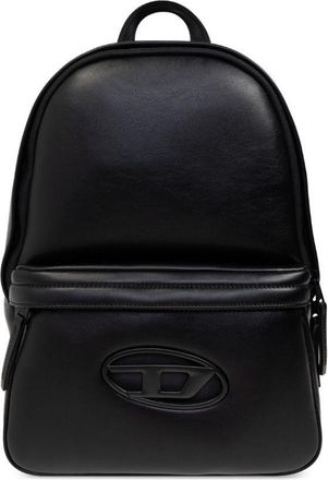 Diesel Holi-D faux-leather backpack - unisex - Polyurethane - One Size - Black