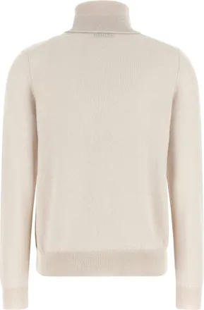 Ballantyne Diamond Intarsia Cashmere Sweater - Beige