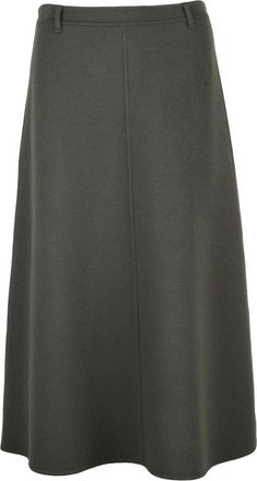 Max Mara Rokken, Dames, Groen, S, Wol, Gloria Skirt
